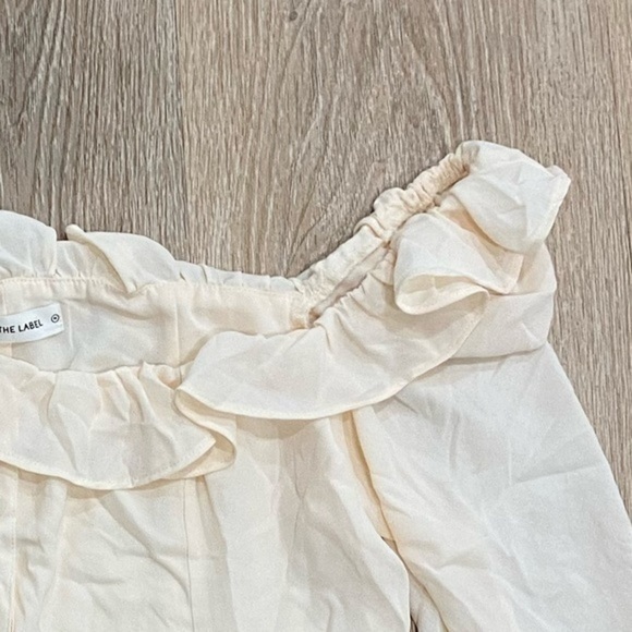 Lani the Label ivory ruffle blouse - Picture 3 of 3